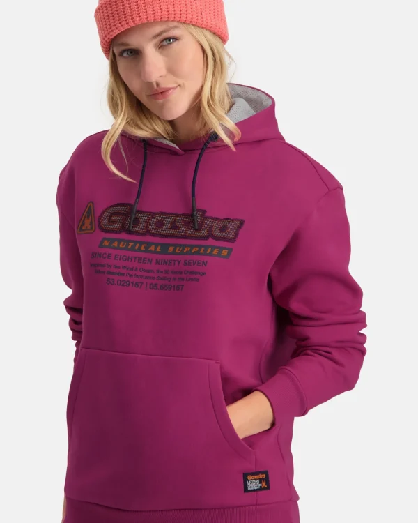 Truien En Sweaters-Gaastra Boyfriend Trui Pippa Met Capuchon