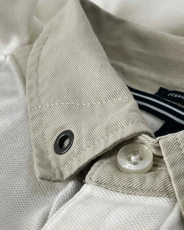 Polo'S En T-Shirts-Gaastra Cayman Rugbyshirt Met Lange Mouwen