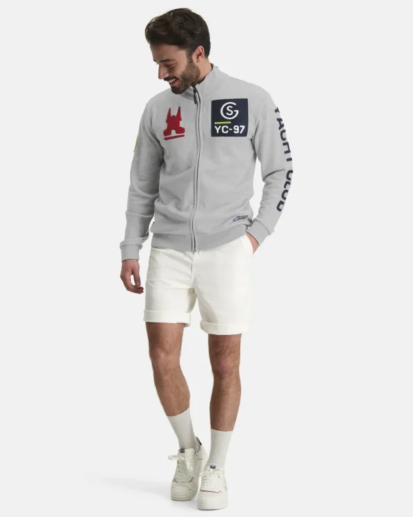 Truien En Sweaters-Gaastra Costa Rica Br Full Zip Sweater