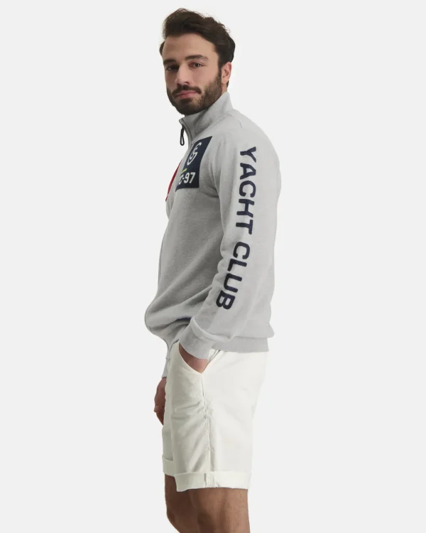 Truien En Sweaters-Gaastra Costa Rica Br Full Zip Sweater