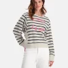 Truien En Sweaters-Gaastra De Boxy Nautische Kassy Gestreepte Trui