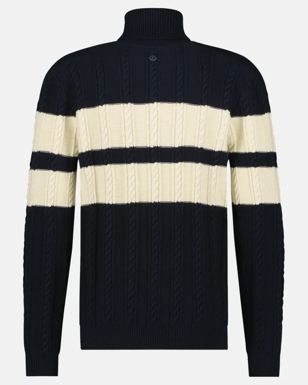 Truien En Sweaters-Gaastra De Kabel Gebreide Move Over Roll Sweater