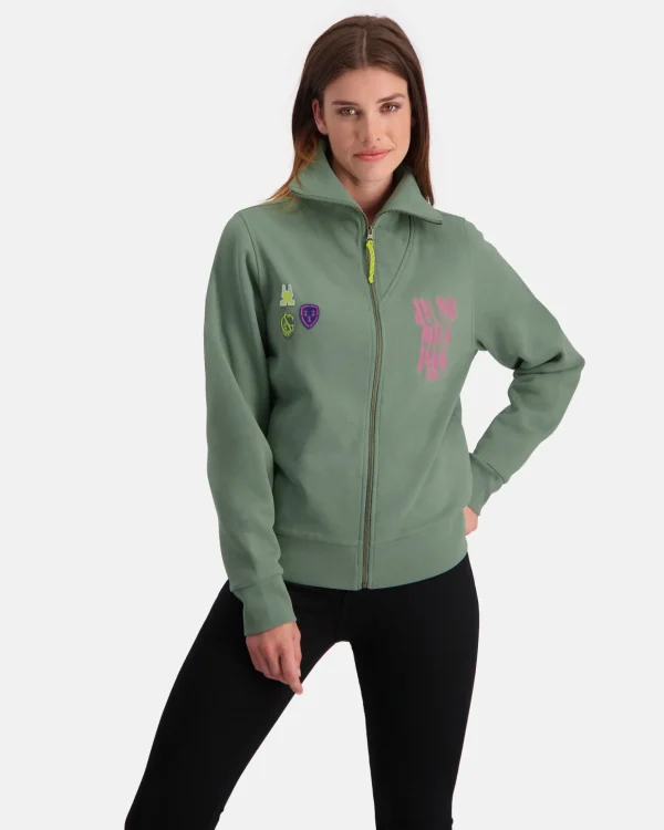 Truien En Sweaters-Gaastra De Retro Capris Full Zip Sweater