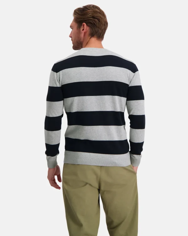 Truien En Sweaters-Gaastra De Tijdloze Gebreide Yarn-Dyed Binnacle Sweater