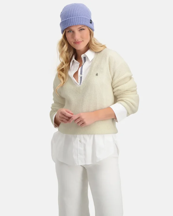Truien En Sweaters-Gaastra Gemeleerde Mohair Blend Trui Passion