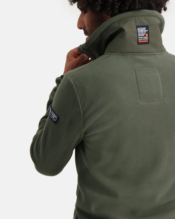 Truien En Sweaters-Gaastra 100% Gerecyclede Polyester Vostock-Fleece