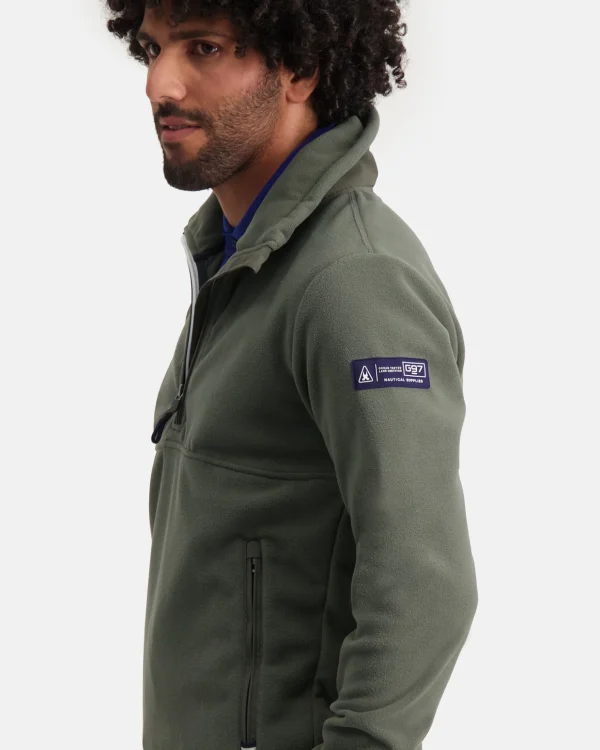 Truien En Sweaters-Gaastra 100% Gerecyclede Polyester Vostock-Fleece