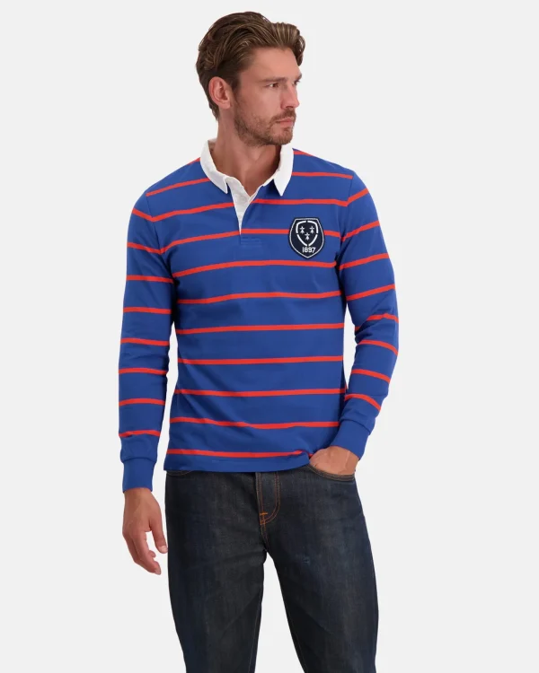 Polo'S En T-Shirts-Gaastra Het Klassieke Gebreide Rugbyshirt Van 100% Katoen