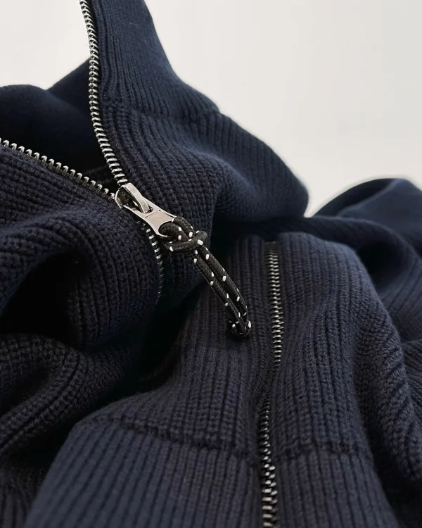 Truien En Sweaters-Gaastra Het Warme Ballast Fz Vest Van 100% Katoen