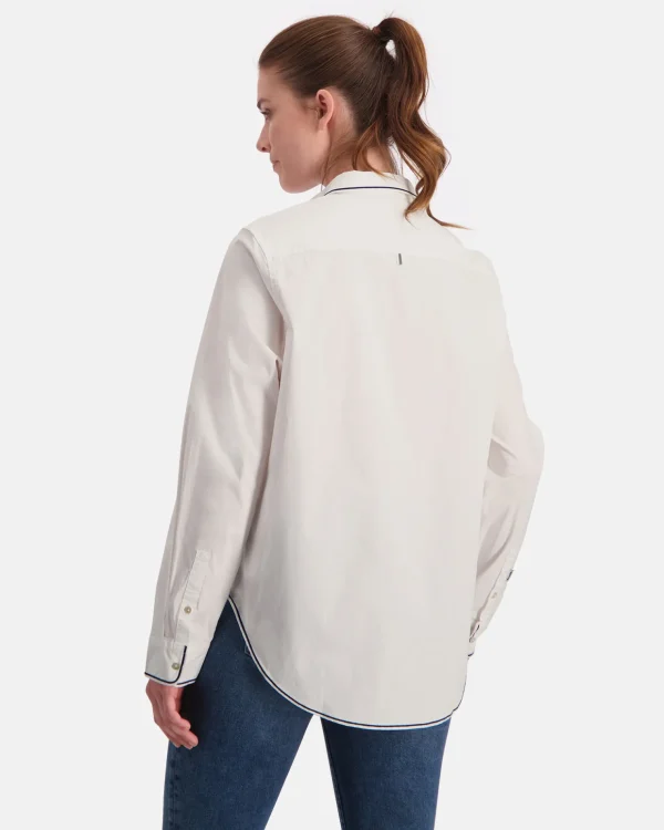 Blouses-Gaastra Het Wave Height-Blouse Van 100% Katoen
