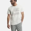 Polo'S En T-Shirts-Gaastra 100% Katoenen Warp T-Shirt