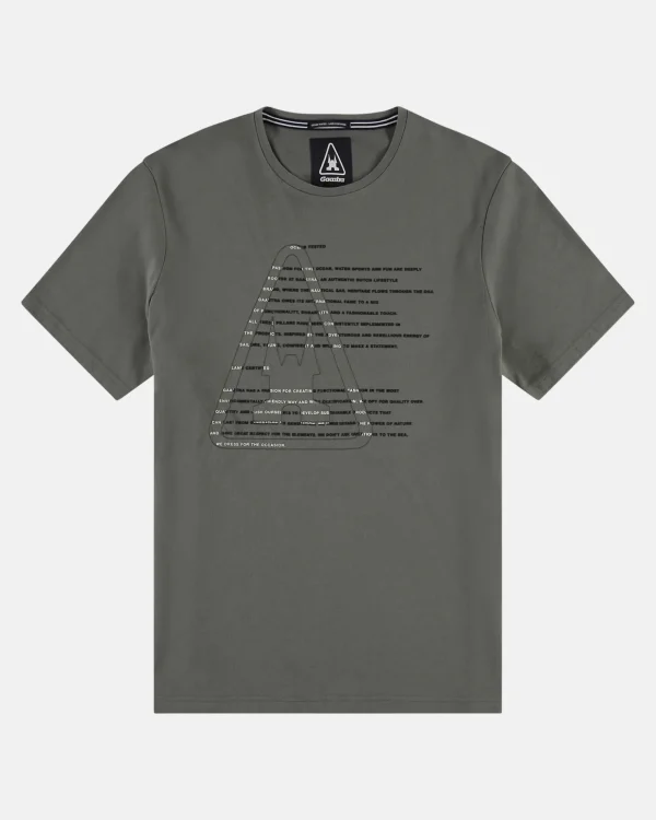 Polo'S En T-Shirts-Gaastra 100% Katoenen Warp T-Shirt