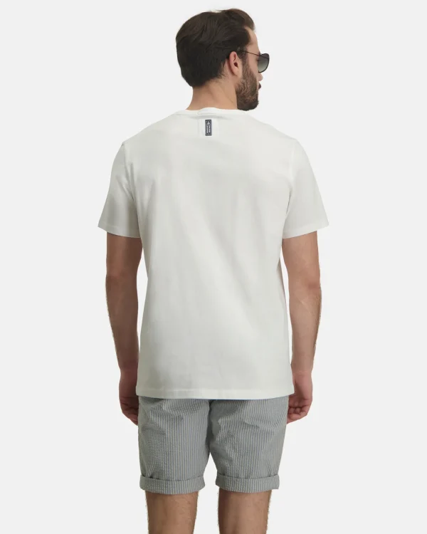Polo'S En T-Shirts-Gaastra 100% Katoenen Warp T-Shirt