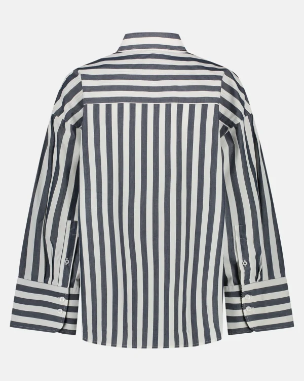 Blouses-Gaastra Klassiek Gestreepte Olivia Blouse Van 100% Katoen