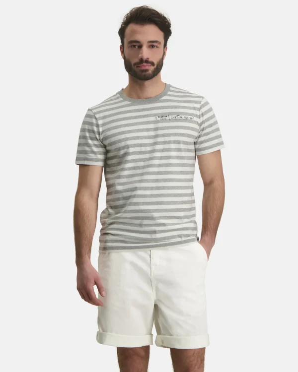 Polo'S En T-Shirts-Gaastra Klassiek Gestreepte Williamson T-Shirt