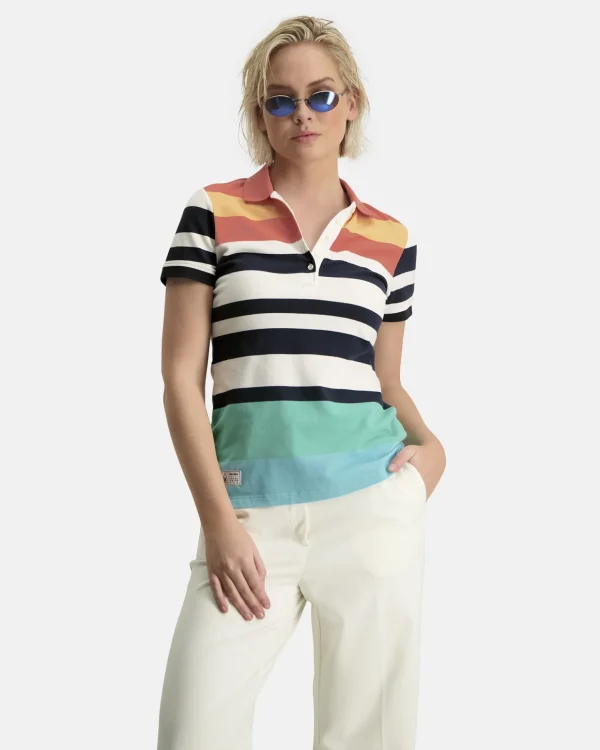 Polo'S En T-Shirts-Gaastra Kleurrijke Imani Polo