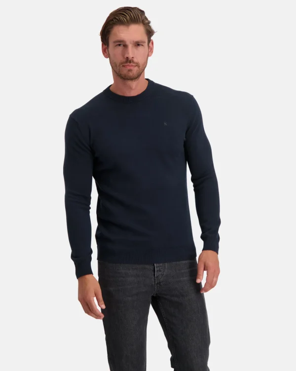 Truien En Sweaters-Gaastra Lichtgewicht Gebreide Schoener Crew Pullover