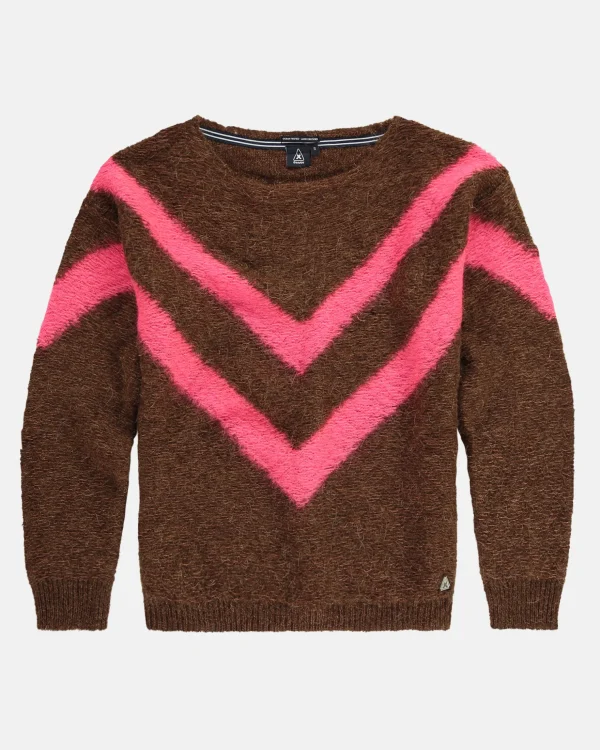Truien En Sweaters-Gaastra Mohairmix Gemeleerde Trui Palmetta