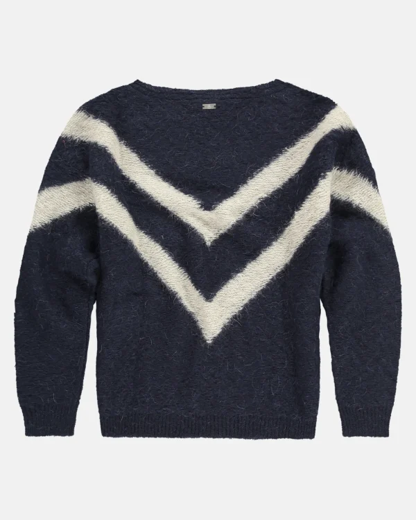 Truien En Sweaters-Gaastra Mohairmix Gemeleerde Trui Palmetta