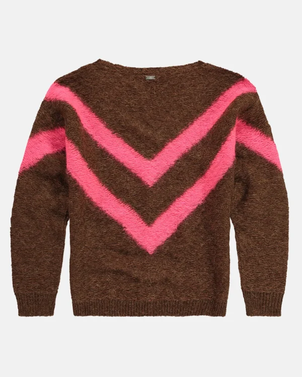 Truien En Sweaters-Gaastra Mohairmix Gemeleerde Trui Palmetta