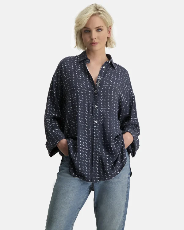 Blouses-Gaastra Olivia Flag Boyfriend Shirt