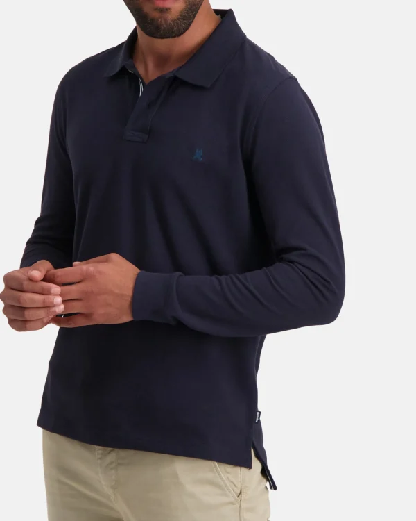 Polo'S En T-Shirts-Gaastra Poloshirt Spokane Met Lange Mouwen