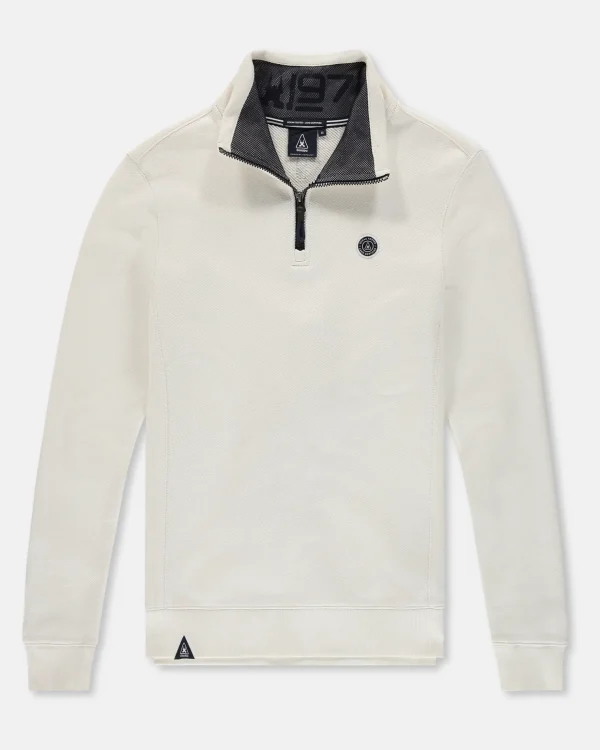 Truien En Sweaters-Gaastra Sea Mist Trui Van Katoen Keperstof