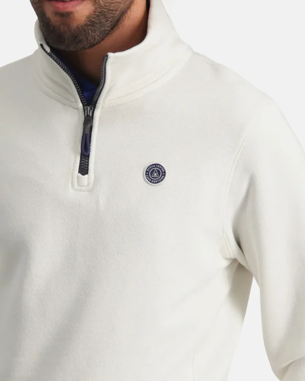 Truien En Sweaters-Gaastra Sea Mist Trui Van Katoen Keperstof