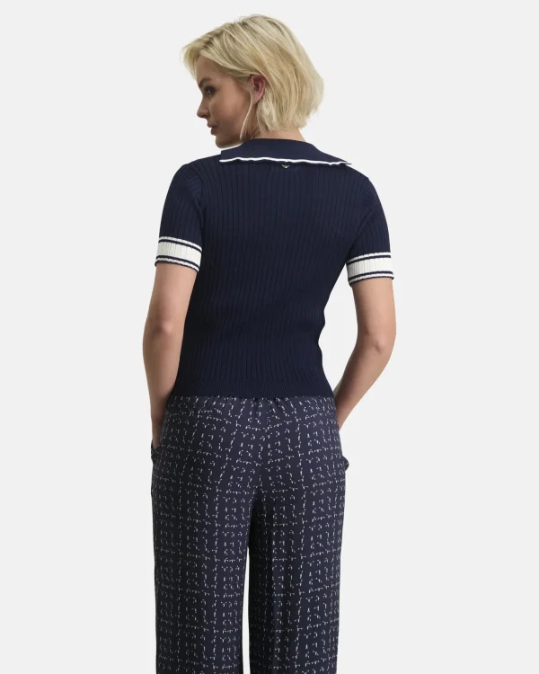 Polo'S En T-Shirts-Gaastra Stijlvolle Gebreide Polo Kady