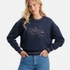 Truien En Sweaters-Gaastra Trui Equator Met Glitter Branding