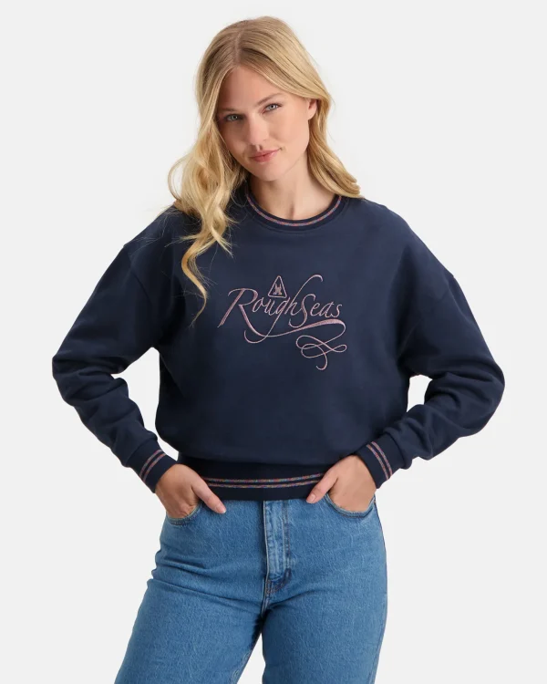 Truien En Sweaters-Gaastra Trui Equator Met Glitter Branding
