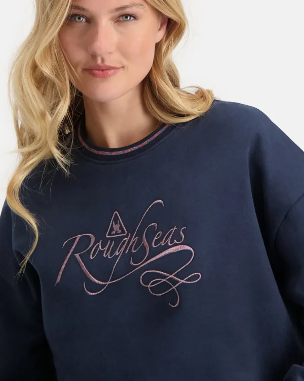 Truien En Sweaters-Gaastra Trui Equator Met Glitter Branding
