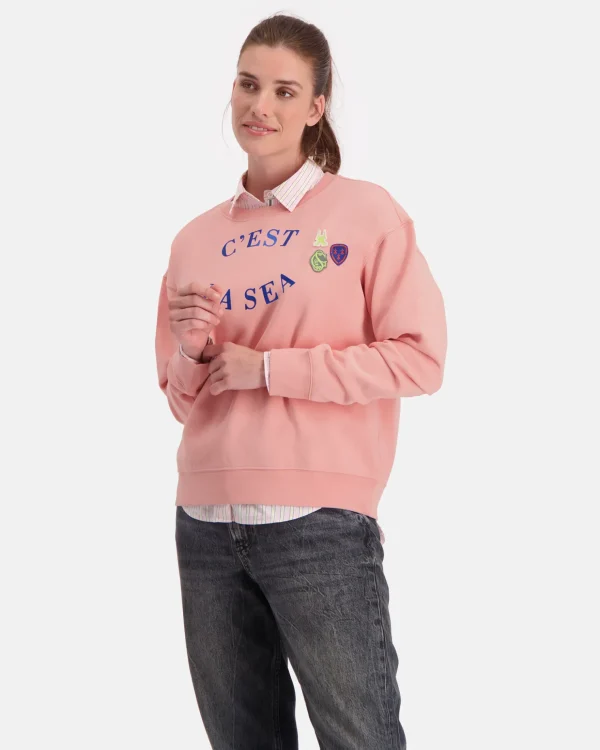 Truien En Sweaters-Gaastra Vintage Katoenen Sweater Venice Beach